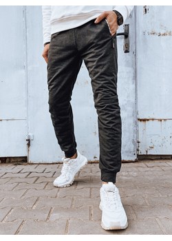 Spodnie męskie dresowe ciemnoszare Dstreet UX4279 ze sklepu DSTREET.PL w kategorii Spodnie męskie - zdjęcie 171487103