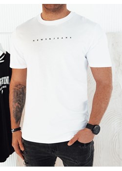 Koszulka męska z nadrukiem biała Dstreet RX5475 ze sklepu DSTREET.PL w kategorii T-shirty męskie - zdjęcie 171487371