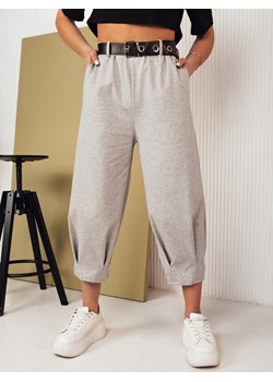 Spodnie damskie materiałowe BLAYS szare Dstreet UY2024 ze sklepu DSTREET.PL w kategorii Spodnie damskie - zdjęcie 171487500