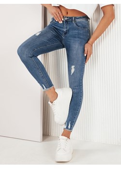 Spodnie damskie jeansowe VERDI niebieskie Dstreet UY1981 ze sklepu DSTREET.PL w kategorii Jeansy damskie - zdjęcie 171487651
