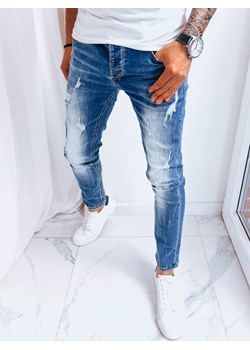 Spodnie męskie niebieskie Dstreet UX3994 ze sklepu DSTREET.PL w kategorii Spodnie męskie - zdjęcie 171488250