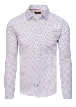 Koszula męska biała Dstreet DX2449 ze sklepu DSTREET.PL w kategorii Koszule męskie - zdjęcie 171488361