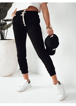Spodnie damskie dresowe ELLEN czarne Dstreet UY1818 ze sklepu DSTREET.PL w kategorii Spodnie damskie - zdjęcie 171488664