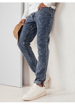 Spodnie męskie jeansowe granatowe Dstreet UX4234 ze sklepu DSTREET.PL w kategorii Jeansy męskie - zdjęcie 171488782