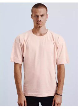 T-shirt męski różowy Dstreet RX4599 ze sklepu DSTREET.PL w kategorii T-shirty męskie - zdjęcie 171489181