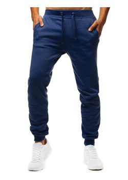 Spodnie męskie dresowe niebieskie Dstreet UX2709 ze sklepu DSTREET.PL w kategorii Spodnie męskie - zdjęcie 171489281