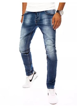 Spodnie męskie niebieskie Dstreet UX3819 ze sklepu DSTREET.PL w kategorii Jeansy męskie - zdjęcie 171489310