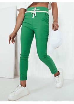 Spodnie damskie TONTA zielone Dstreet UY2032 ze sklepu DSTREET.PL w kategorii Spodnie damskie - zdjęcie 171489524