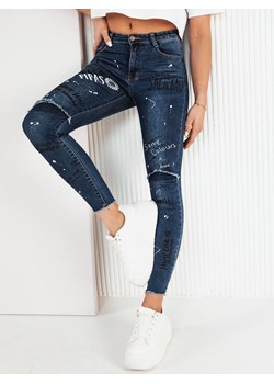 Spodnie damskie jeansowe ROGUE niebieskie Dstreet UY1960 ze sklepu DSTREET.PL w kategorii Jeansy damskie - zdjęcie 171489781