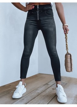 Spodnie damskie LISSA czarne Dstreet UY1279 ze sklepu DSTREET.PL w kategorii Spodnie damskie - zdjęcie 171490170