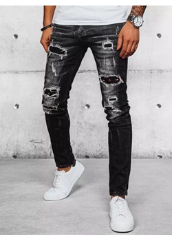 Spodnie męskie jeansowe szare Dstreet UX3942 ze sklepu DSTREET.PL w kategorii Jeansy męskie - zdjęcie 171490202