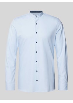 Koszula biznesowa o kroju super slim fit ze stójką ze sklepu Peek&Cloppenburg  w kategorii Koszule męskie - zdjęcie 171492231
