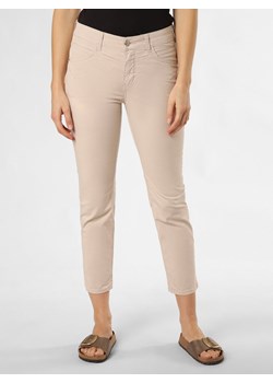 MAC Spodnie - Rich Slim Kobiety Bawełna kitt jednolity ze sklepu vangraaf w kategorii Spodnie damskie - zdjęcie 171493981