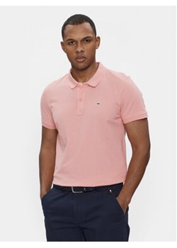Tommy Jeans Polo DM0DM18312 Różowy Slim Fit ze sklepu MODIVO w kategorii T-shirty męskie - zdjęcie 171495581