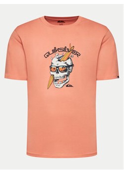 Quiksilver T-Shirt One Last Surf EQYZT07674 Pomarańczowy Regular Fit ze sklepu MODIVO w kategorii T-shirty męskie - zdjęcie 171495830