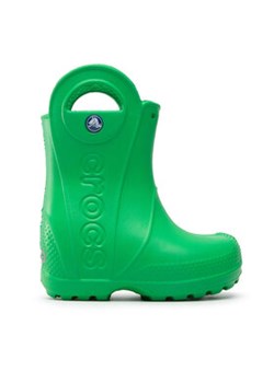 Crocs Kalosze Handle It Rain Boot Kids 12803 Zielony ze sklepu MODIVO w kategorii Kalosze dziecięce - zdjęcie 171495962