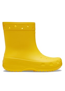 Kalosze Crocs Classic Rain Boot 208363 Żółty ze sklepu eobuwie.pl w kategorii Kalosze damskie - zdjęcie 171497470
