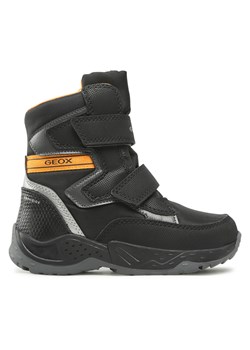 Śniegowce Geox J Sentiero B. B Abx B J26FSB 0FUCE C0054 S Black/Yellow ze sklepu eobuwie.pl w kategorii Buty zimowe dziecięce - zdjęcie 171498024