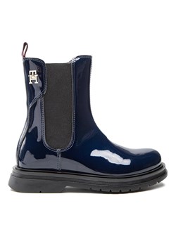 Kozaki Tommy Hilfiger Chelsea Boot T4A5-32408-0775 M Granatowy ze sklepu eobuwie.pl w kategorii Buty zimowe dziecięce - zdjęcie 171498700