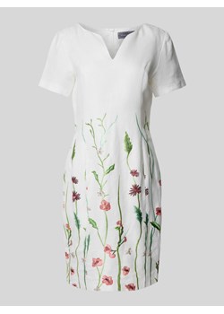 Sukienka o długości do kolan z dekoltem w serek ze sklepu Peek&Cloppenburg  w kategorii Sukienki - zdjęcie 171502232