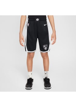 Spodenki dla dużych dzieci (chłopców) Nike NBA Swingman Brooklyn Nets Icon Edition 2023/24 - Czerń ze sklepu Nike poland w kategorii Spodenki chłopięce - zdjęcie 171502331
