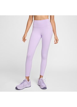 Damskie legginsy 7/8 z wysokim stanem Nike One - Fiolet ze sklepu Nike poland w kategorii Spodnie damskie - zdjęcie 171502343