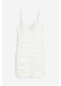 H & M - Drapowana sukienka - Biały ze sklepu H&M w kategorii Sukienki - zdjęcie 171502763