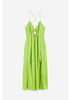 H & M - Sukienka z żakardowej tkaniny - Zielony ze sklepu H&M w kategorii Sukienki - zdjęcie 171502824