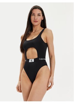 Calvin Klein Swimwear Strój kąpielowy KW0KW02357 Czarny ze sklepu MODIVO w kategorii Stroje kąpielowe - zdjęcie 171504182