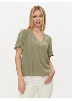 Vila T-Shirt Mesa 14092019 Zielony Regular Fit ze sklepu MODIVO w kategorii Bluzki damskie - zdjęcie 171504450