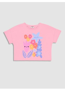 MOKIDA Koszulka w kolorze różowym ze sklepu Limango Polska w kategorii Bluzki dziewczęce - zdjęcie 171505361