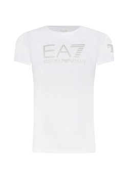 EA7 T-shirt | Regular Fit ze sklepu Gomez Fashion Store w kategorii Bluzki dziewczęce - zdjęcie 171505593