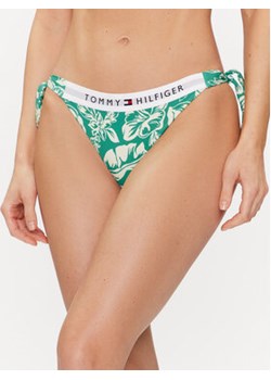 Tommy Hilfiger Dół od bikini UW0UW05366 Zielony ze sklepu MODIVO w kategorii Stroje kąpielowe - zdjęcie 171507203