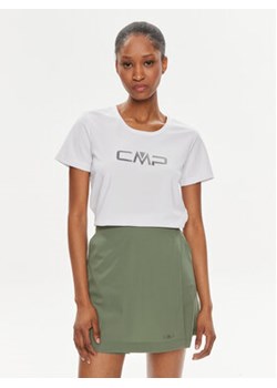 CMP Koszulka techniczna 39T5676P Biały Regular Fit ze sklepu MODIVO w kategorii Bluzki damskie - zdjęcie 171507330
