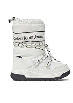 Calvin Klein Jeans Śniegowce V3A6-80713-1486 M Biały ze sklepu MODIVO w kategorii Buty zimowe dziecięce - zdjęcie 171507544