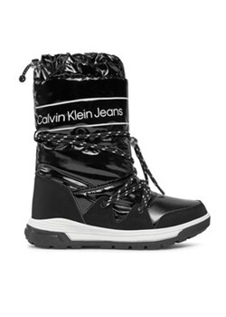 Calvin Klein Jeans Śniegowce V3A6-80713-1486 S Czarny ze sklepu MODIVO w kategorii Buty zimowe dziecięce - zdjęcie 171508352
