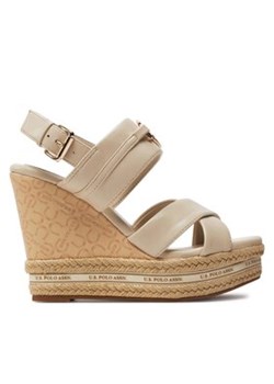 U.S. Polo Assn. Espadryle Aylin016 Beżowy ze sklepu MODIVO w kategorii Sandały damskie - zdjęcie 171508372