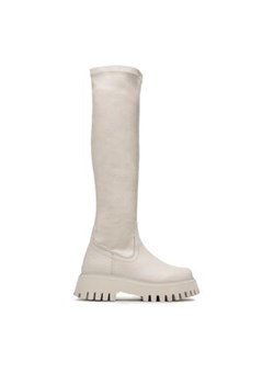 Bronx Kozaki High boots 14211-G Beżowy ze sklepu MODIVO w kategorii Kozaki damskie - zdjęcie 171508604