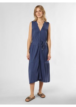 Ragwear Sukienka damska - Zinnia Kobiety wiskoza indygo jednolity ze sklepu vangraaf w kategorii Sukienki - zdjęcie 171508874