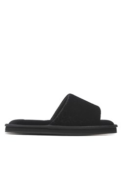 Kapcie Calvin Klein Slipper Flatform Sandal Vel HW0HW01540 Czarny ze sklepu eobuwie.pl w kategorii Kapcie damskie - zdjęcie 171509254