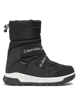 Śniegowce Calvin Klein Jeans V3X5-80755-1485 M Black 999 ze sklepu eobuwie.pl w kategorii Buty zimowe dziecięce - zdjęcie 171512121