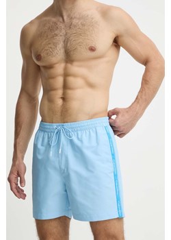 Calvin Klein szorty kąpielowe kolor beżowy ze sklepu ANSWEAR.com w kategorii Kąpielówki - zdjęcie 171513544