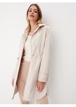 Mohito - Beżowa kurtka parka - kremowy ze sklepu Mohito w kategorii Parki damskie - zdjęcie 171515801