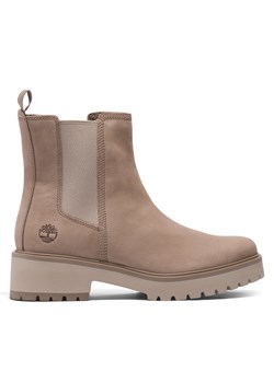 Sztyblety Timberland Carnaby Cool Basic Chlsea TB0A41CW9291 Beżowy ze sklepu eobuwie.pl w kategorii Botki - zdjęcie 171518453