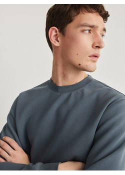 Reserved - Gładka bluza z bawełną - granatowy ze sklepu Reserved w kategorii Bluzy męskie - zdjęcie 171520443