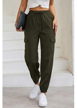 Spodnie FIOLPENA KHAKI ze sklepu Ivet Shop w kategorii Spodnie damskie - zdjęcie 171522813