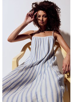 H & M - Sukienka z wiązaniem - Biały ze sklepu H&M w kategorii Sukienki - zdjęcie 171524030