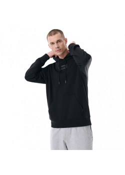 Męska bluza dresowa nierozpinana z kapturem Prosto Hoodie Abox - czarna ze sklepu Sportstylestory.com w kategorii Bluzy męskie - zdjęcie 171526371