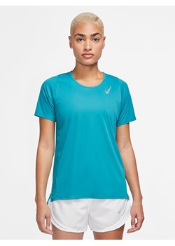 Nike Koszulka w kolorze turkusowym do biegania ze sklepu Limango Polska w kategorii Bluzki damskie - zdjęcie 171526942