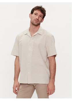 Selected Homme Koszula New Linen 16092978 Beżowy Relaxed Fit ze sklepu MODIVO w kategorii Koszule męskie - zdjęcie 171529132